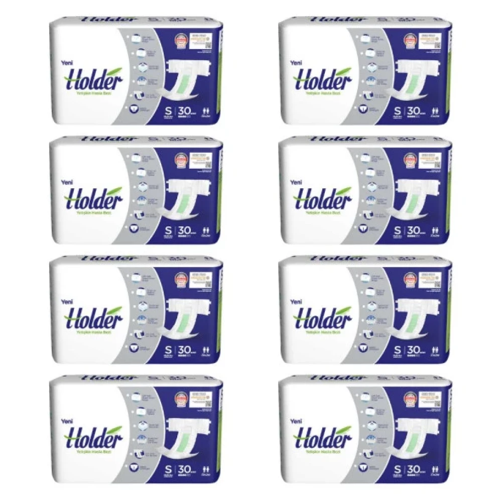 Holder Belbantli Tekstil Yuzey Kucuk Boy Small 30'Lu 8 Paket Hasta Bezi Hasta Bezleri ve Temizliği Fiyatı