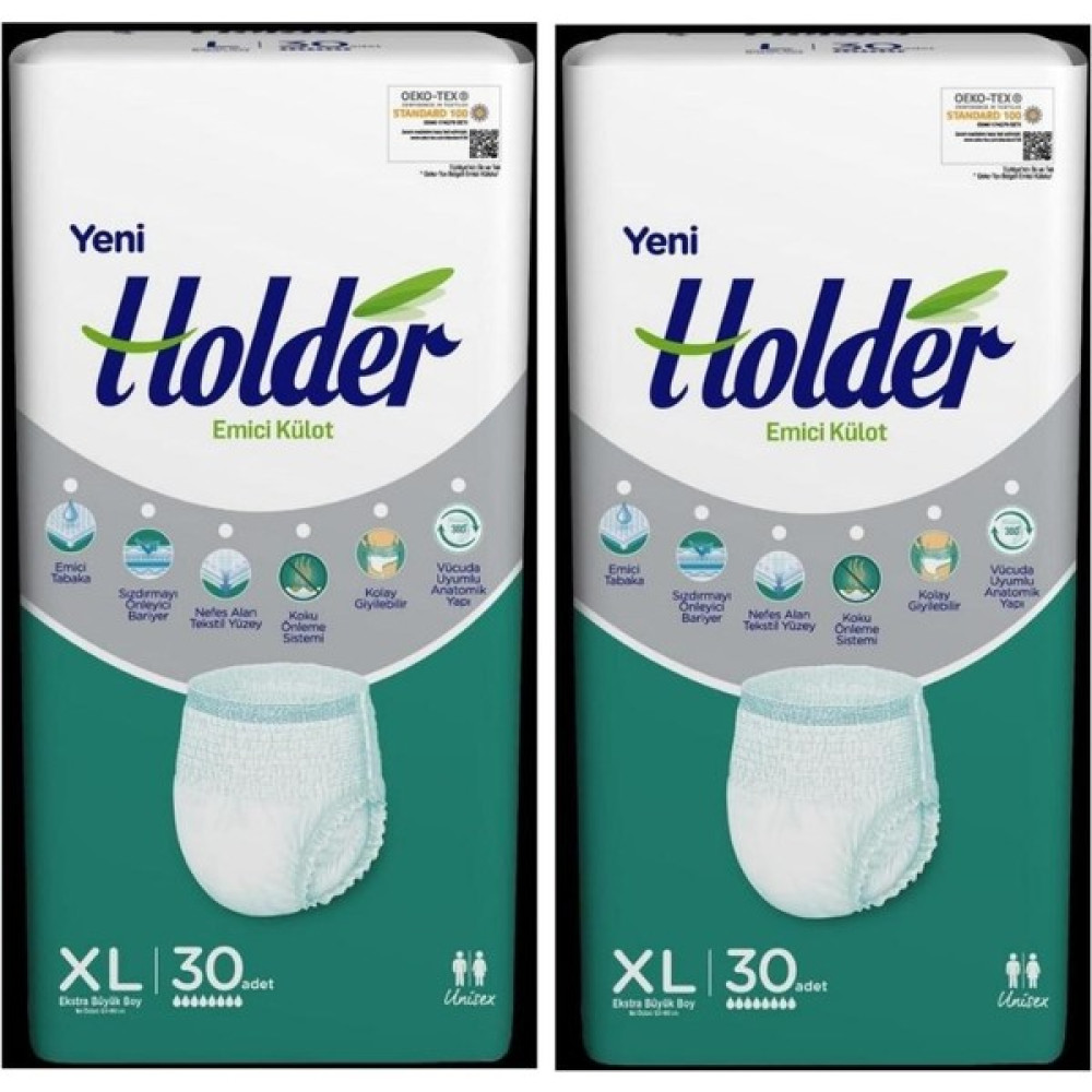 Holder Hasta Bezi Külotlu XL 30'lu 2 Paket 60 Adet Hasta Bezleri ve Temizliği Fiyatı