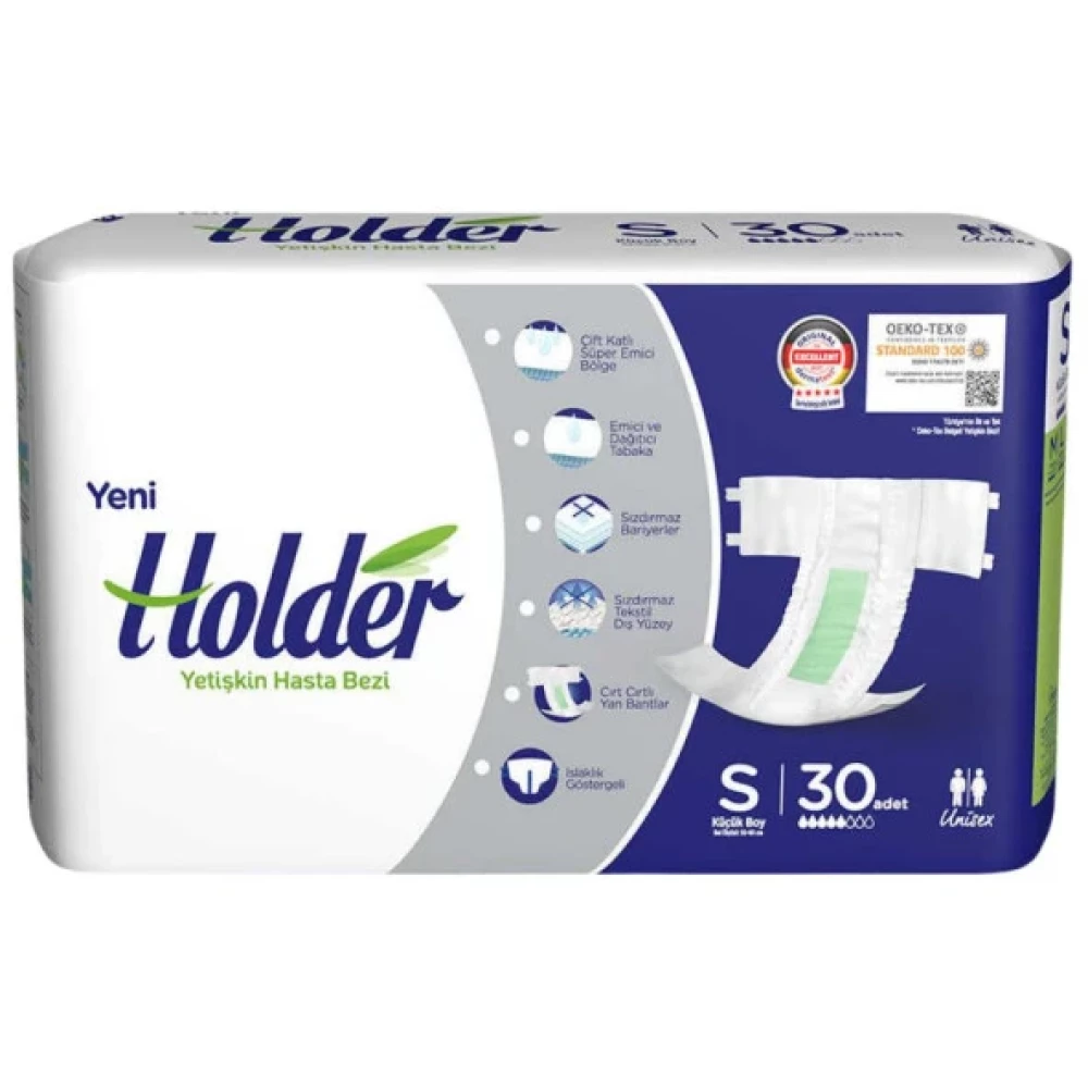 Holder Tekstil Yuzey Kucuk Boy (S) 30'Lu Hasta Bezi Hasta Bezleri ve Temizliği Fiyatı