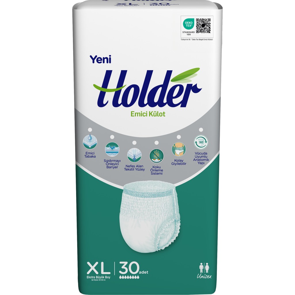 Holder Xlarge Emici Külot - 30 Adet - XL Hasta Bezleri ve Temizliği Fiyatı