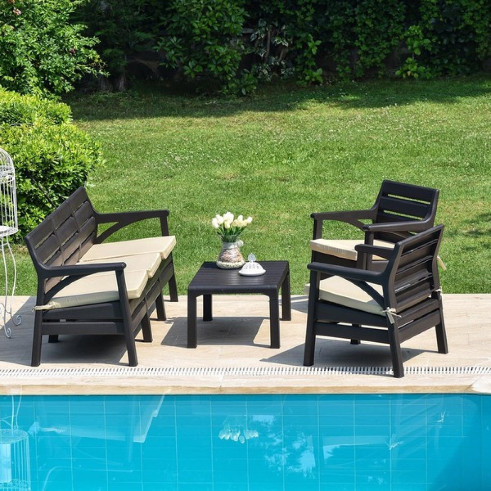 Holiday Hawaii Set Masa Sandalye Takımı  Bahçe & Balkon Seti Bahçe Mobilyası Takımı Fiyatı