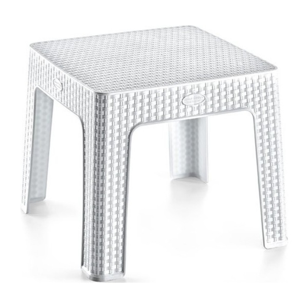 Holiday Rattan 44X44 Sehpa Beyaz H124 Bahçe Sehpası Fiyatı