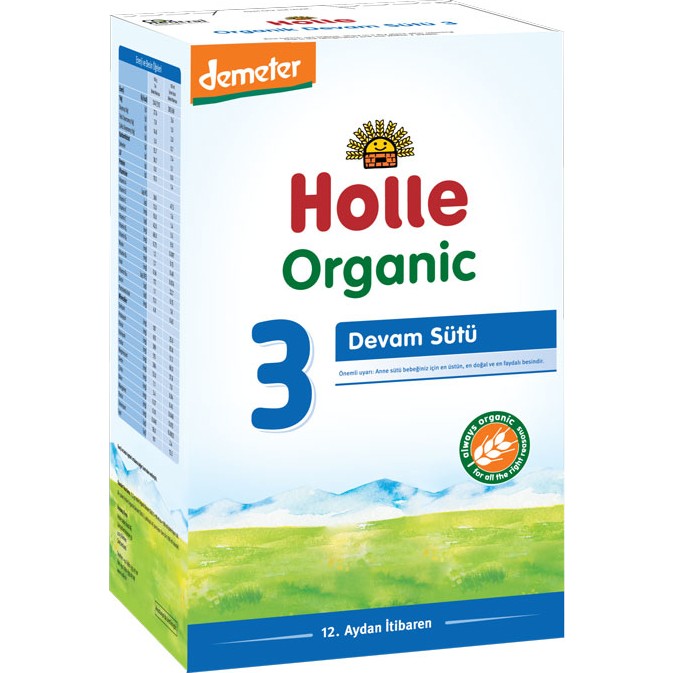 Holle 3 Organik Devam Sütü 600 gr Bebek Mamaları Fiyatı