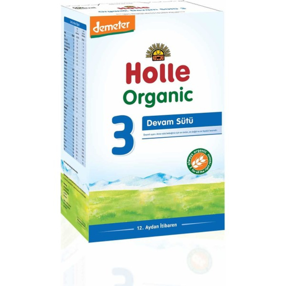 Holle Organik 3 Bebek Devam Sütü Büyüme 600 gr Bebek Mamaları Fiyatı