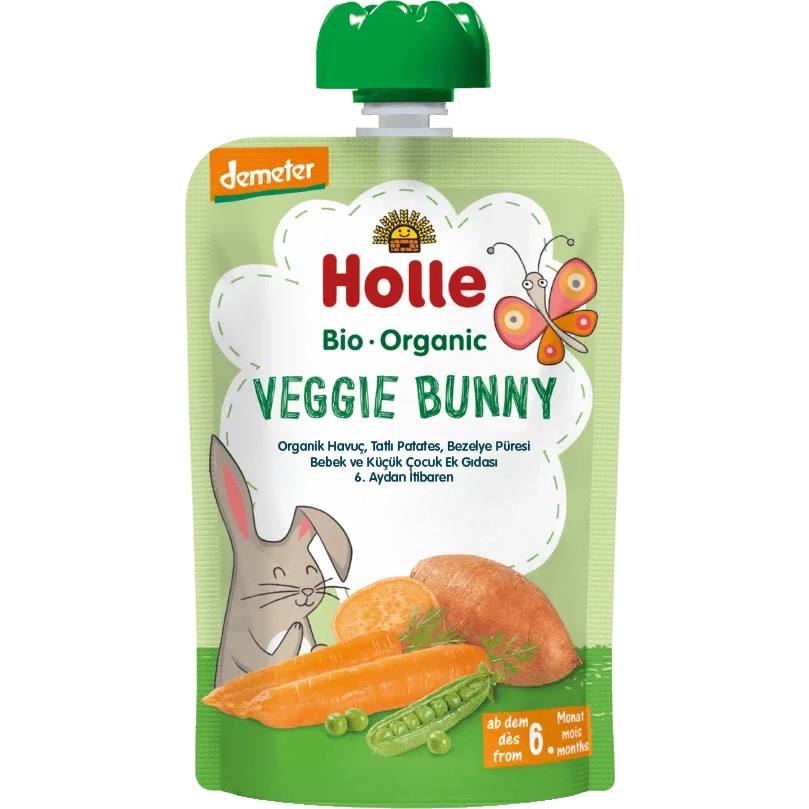 Holle Organik Veggie Bunny(Havuç, Tatlı Patates, Bezelye) - PCHS3 Diğer Fiyatı