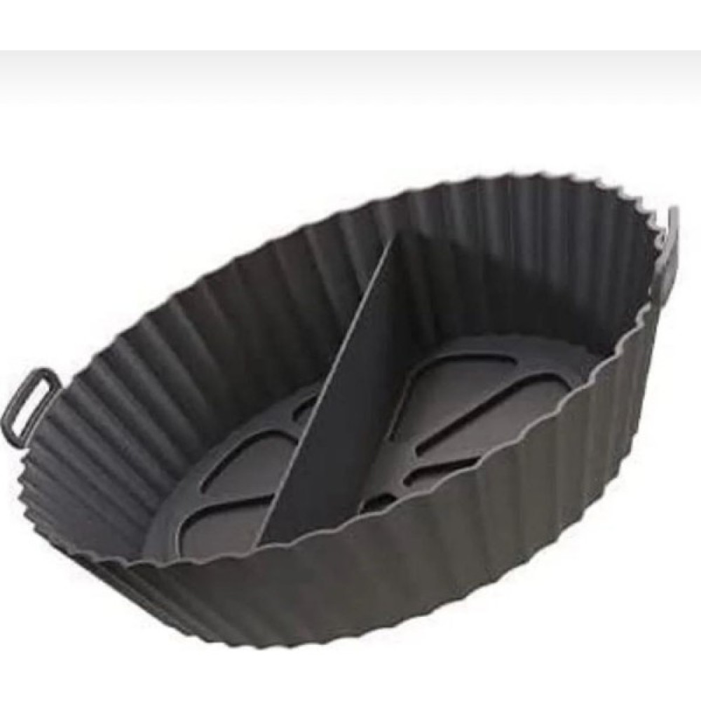 Holly Home Airfryer Silikon 2 Bölmeli Pişirme Kabı Fırın Kalıbı 20X5 cm Siyah Kek Kalıpları Fiyatı