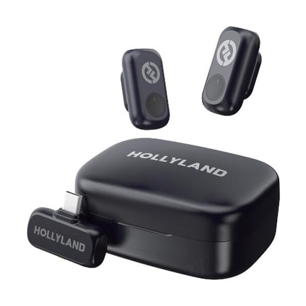 Hollyland Lark A1 Duo Uzay Grisi Kablosuz Mikrofon Sistemi USB-C Menşei TR Stüdyo Mikrofonu Fiyatı