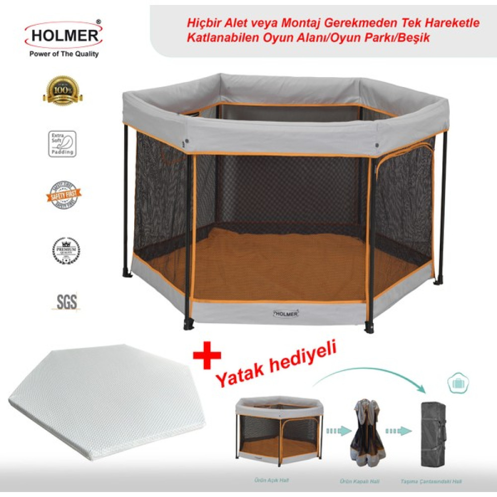 Holmer Eurostyle Oyun Alanı / Park Yatak / Oyun Parkı + Yatak Park Yatak / Oyun Parkı Fiyatı