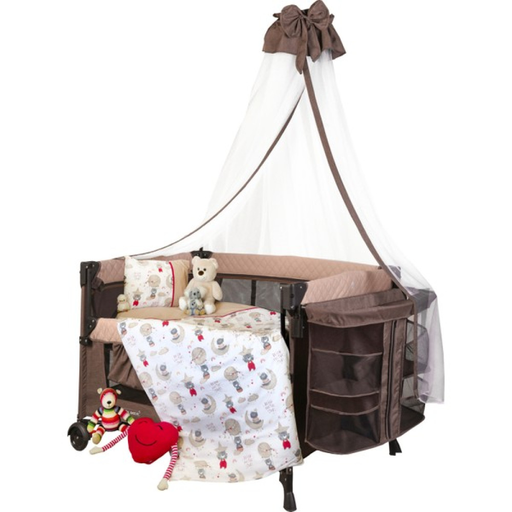 Holmer Kids Holmer Bebek Nevresim Seti Organik Pamuk Oyun Parkı Beşik Nevresim Set - 100 x 150 cm - Bej Bebek Nevresim Takımı Fiyatı
