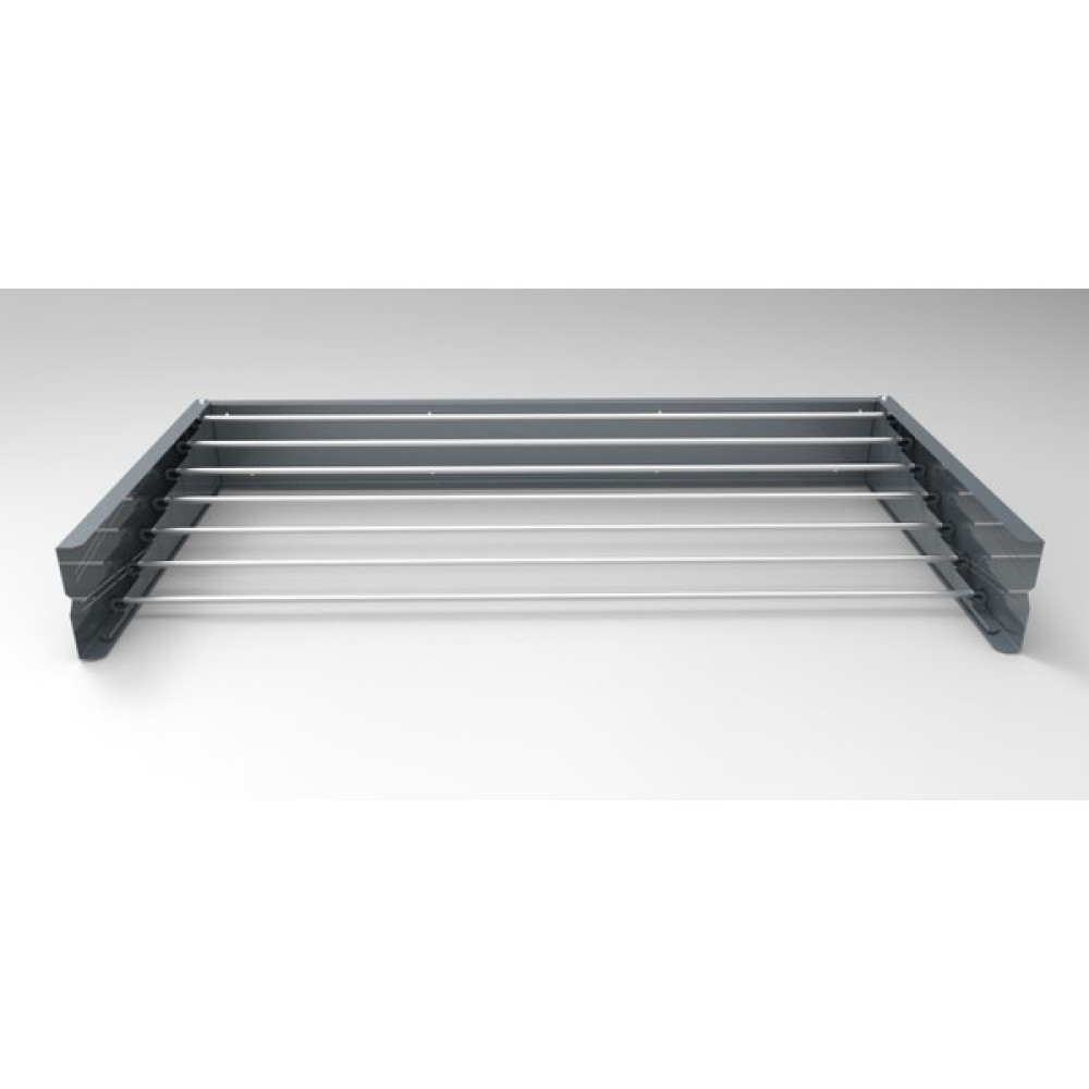 Homapex Hanger-C Pratik Çamaşır Kurutmalığı 04 - 120 cm - Gri Çamaşır Kurutma Makineleri Fiyatı