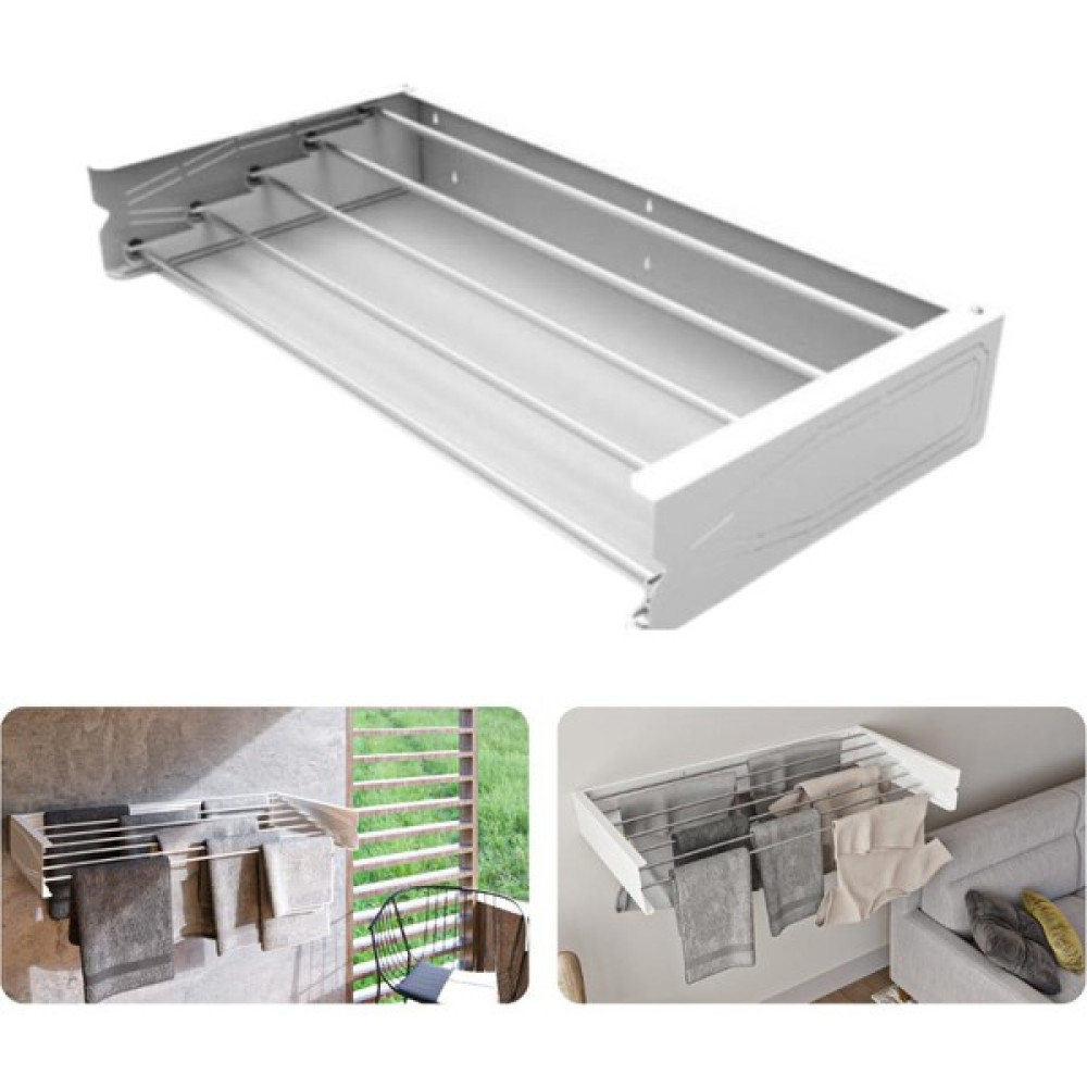Homapex Katlanabilir Çamaşır Kurutmalığı Dekoratif Askılık Metal Beyaz 95 cm Çamaşır Kurutma Makineleri Fiyatı