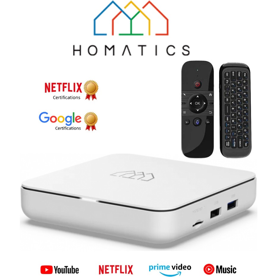 Homatics Box R 4k Lisanslı Media Player | 2gb Ddr Ram - 32gb Emmc | Android Tv Box + M8 Air Mouse Kumanda - Beyaz RAM Bellekler Fiyatı