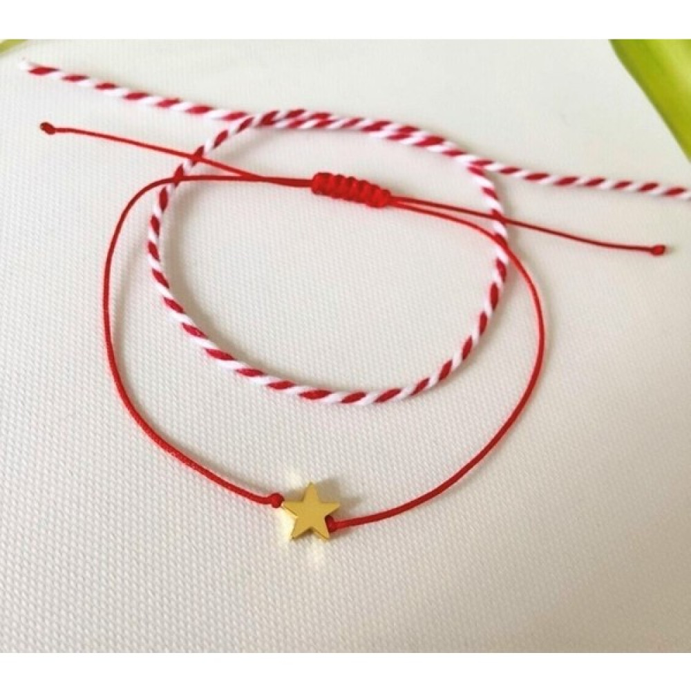 Home Art Nova Marteniçka Kırmızı Beyaz Bileklik Mart Bilekliği - 25cm - Beyaz - Kırmızı Saat ve Bileklik Aksesuarı Fiyatı