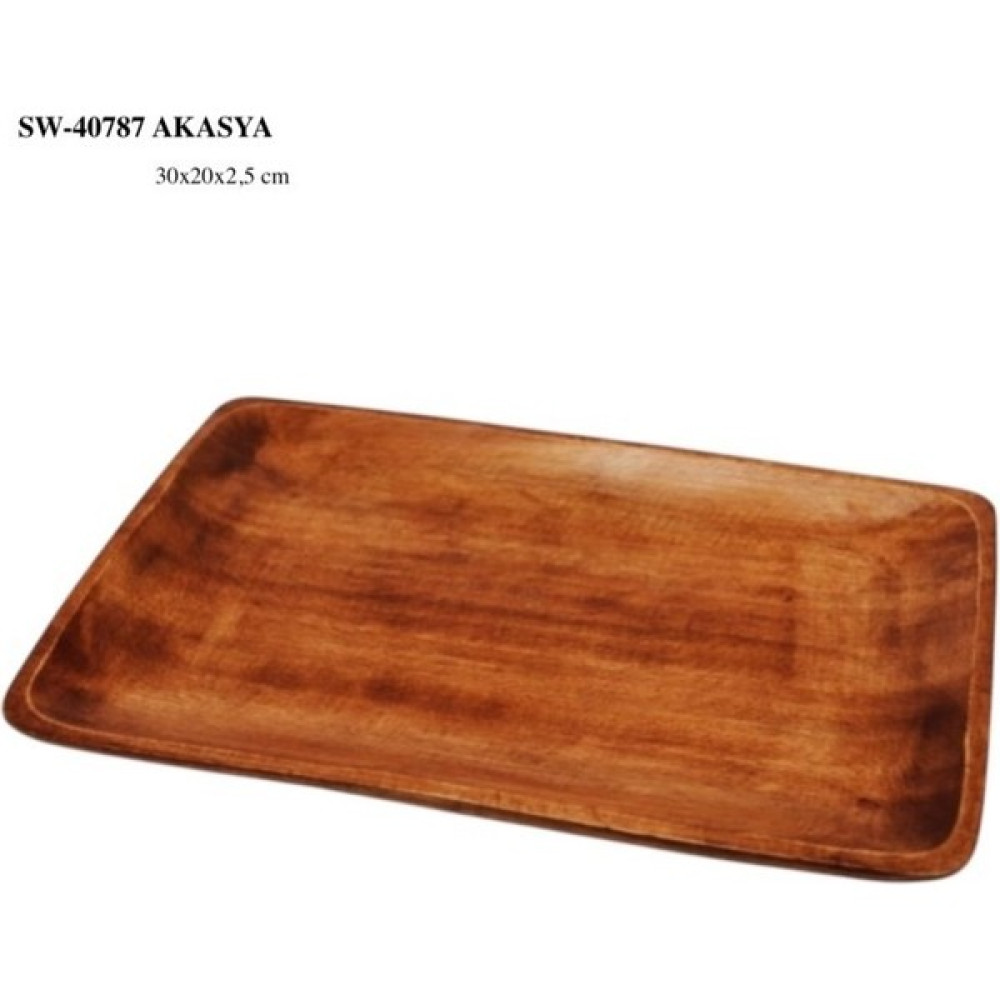 Home Arths Homearths Akasya Dikdörtgen Çerez Tabağı (30X20X2,5) - 30X20X2,5 Oto Boyaları Fiyatı