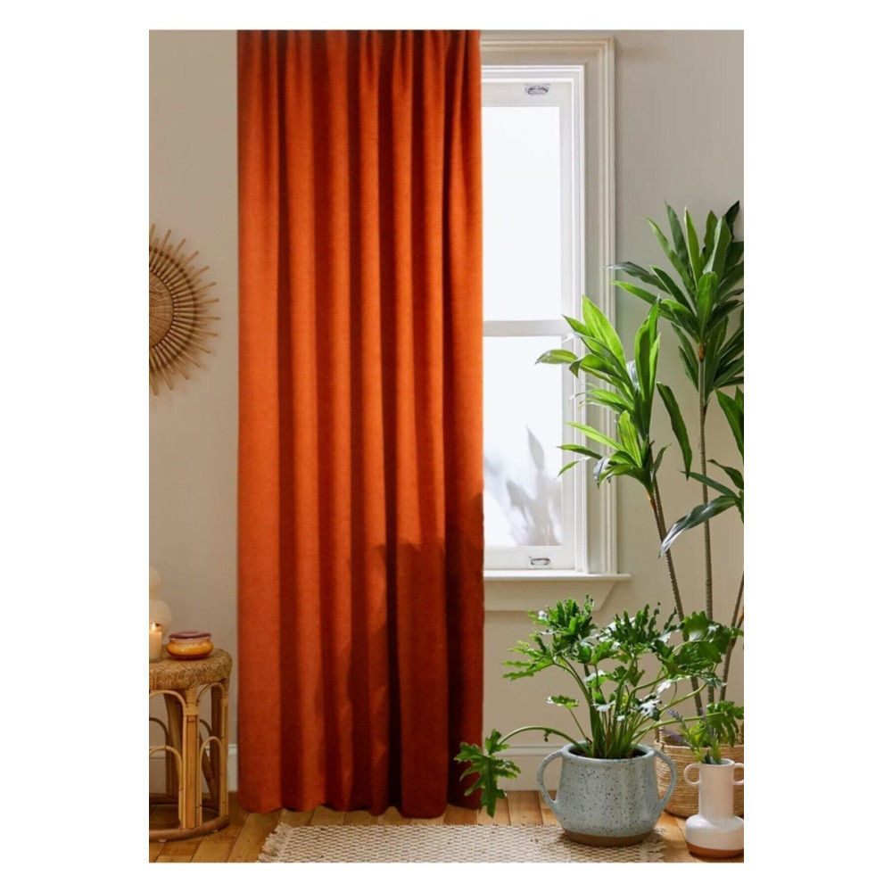 home color home Kiremit Petek Kadife Dokulu Fon Perde Düz Dikişli Ekstrafor Büzgü 1.Sınıf Kalite 400 x 260 Beden Fon Perde Fiyatı
