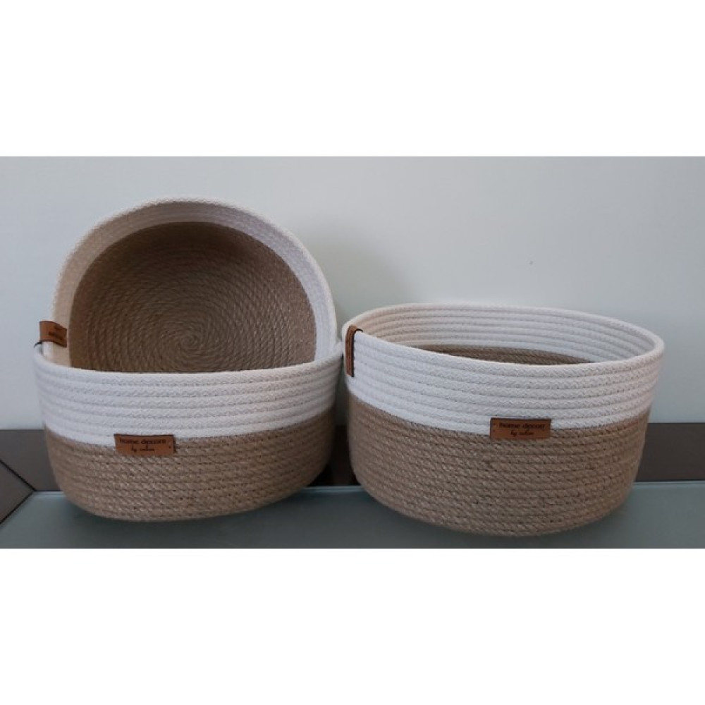 Home Decors By Özlem 3 Lü Hasır Sepet (24X12-22X10-20X8CM) Hasır&ekru Düzenleyici Dekorasyon Sunum Mutfak Banyo Organizer Sepet Fiyatı