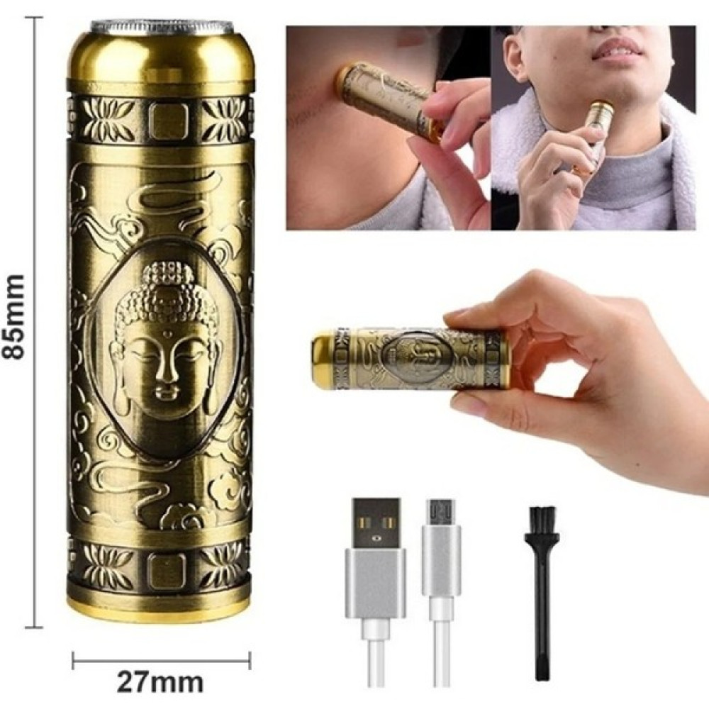 Home Dekor Hediye Mini Şarjlı Taşınabilir Tıraş Makinesi 360 Derece Paslanmaz Döner Çelik Başlık Şarjlı Mini Tıraş Makinesi Sıfır Sakal Tıraş Makineleri Fiyatı