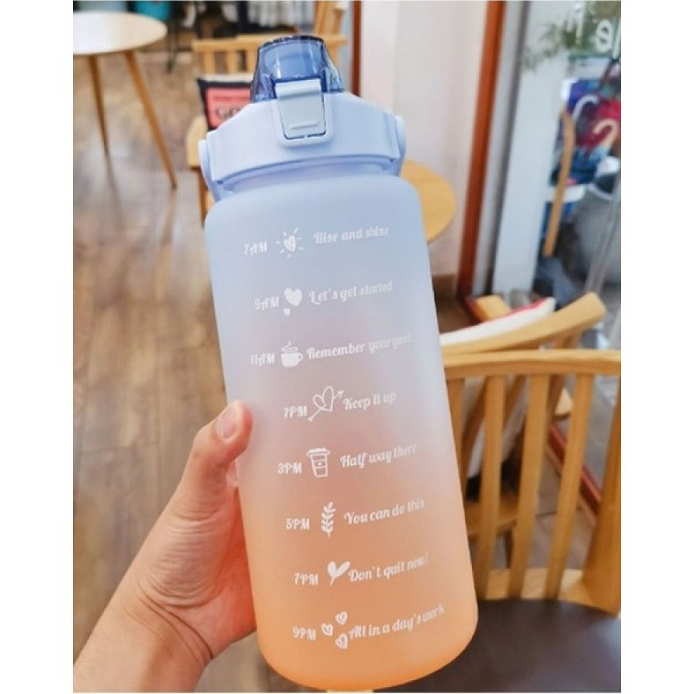 Home Dekor Hediye Su Matarası Su Şişesi Suluk 2 Litre Motivasyonel Spor Salonu Su Şişesi Tritan suluk Su Şişesi Suluk Fiyatı