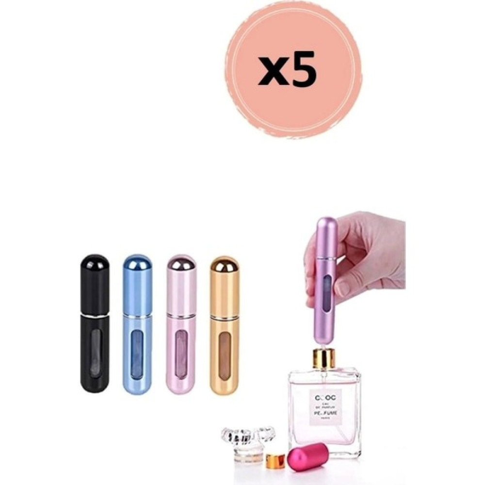 Home Dekor Hediye Taşınabilir Mini Doldurulabilir 5 Adet Parfüm Şişesi Atomizer Parfüm Şişeleri Boş Küçük HDH75 Hijyen ve Temizlik Fiyatı