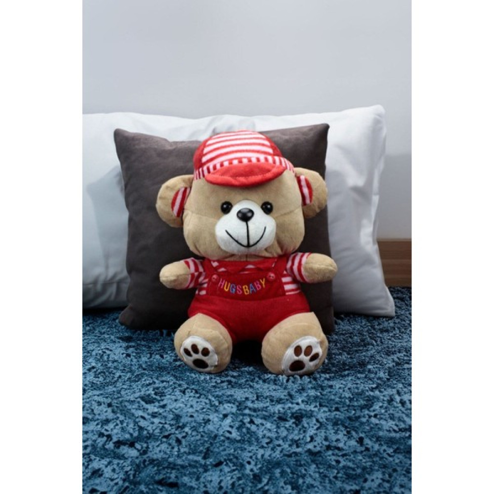 Home Dekor Peluş Ayıcık Peluş Büyük Boy 38 cm Hugs Baby Kırmızı Elbiseli Peluş Ayıcık Peluş Büyük Boy 38 cm Peluş Oyuncaklar Fiyatı