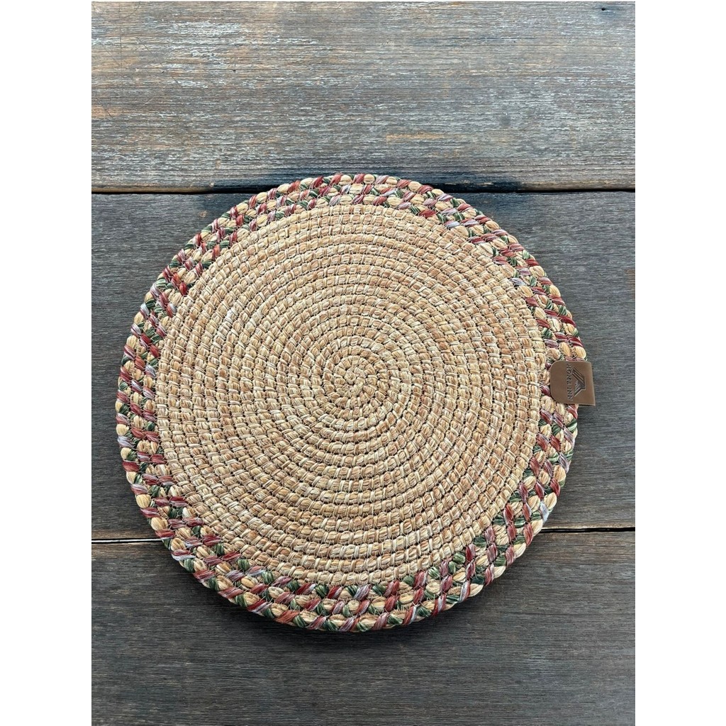 Home İnn Tekstil Home İnn Modern Supla 33 cm Renkli Örgü Amerikan Servis Tekli Modern Sofra Dekoru - 33 x 33 - Kahverengi Diğer Fiyatı