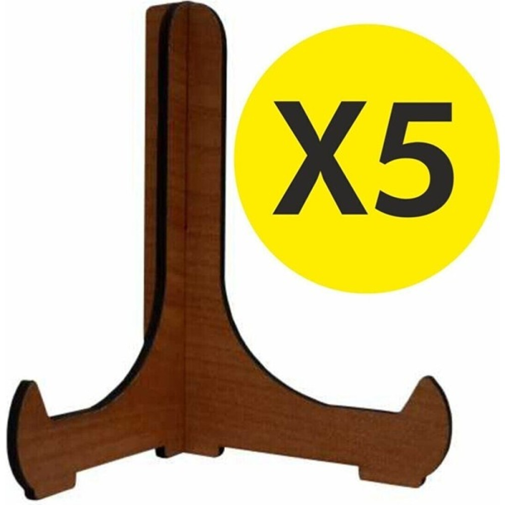 Home Jamin 5 Adet Ahşap Çerçeve Tabak Teşhir Ayağı Standı Sergi Ayak - Ceviz Resim & Fotoğraf Çerçevesi Fiyatı