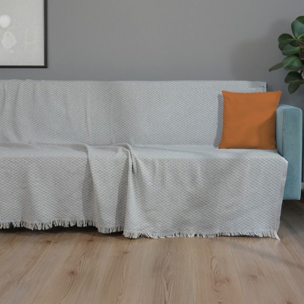 Home Mod Store Naturel Dokuma Koltuk Örtüsü 170X210CM - 170 x 210 cm - Açık Gri Koltuk & Kanepe Örtüsü Fiyatı