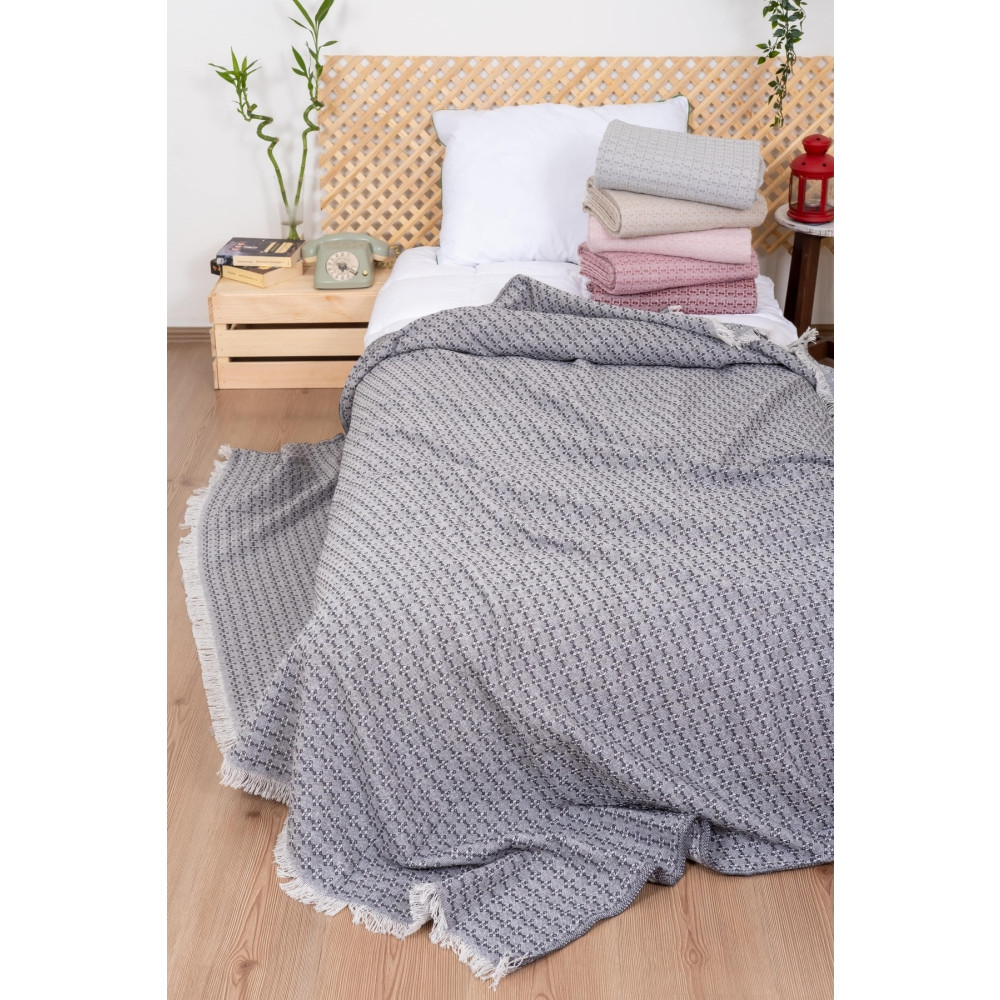 HOME MOD STORE Store Leodikya Tek Kişilik Saçaklı Pike Ve Yatak Örtüsü Pike & Pike Takımı Fiyatı