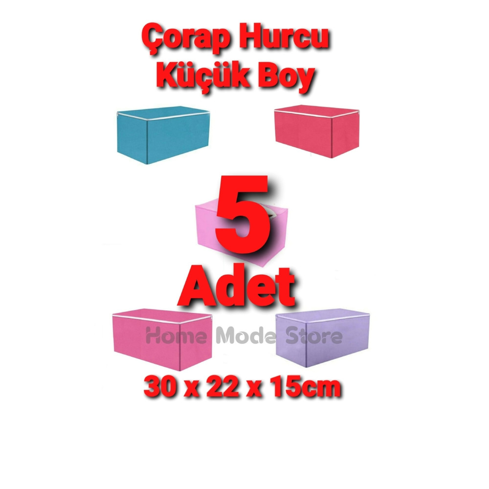HOME MODE Store 5li Çorap Hurcu Ve Düzenleyici Küçük Boy Dolap İçi Düzenleyici Fiyatı