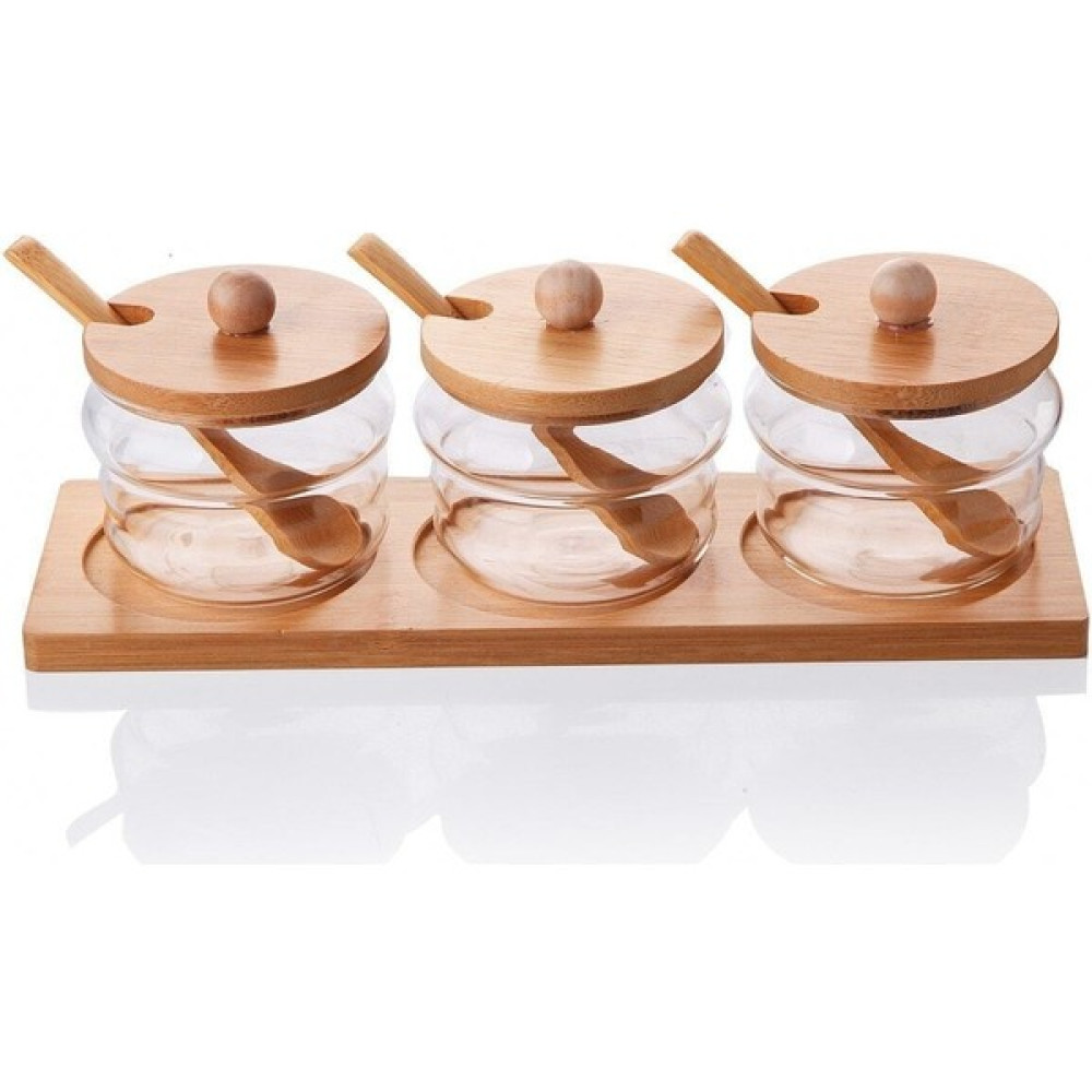 Home Naturel Bambu Baharat Takımı 10 Parça Bambu Tabanlı ve Kapaklı HNBSC10 Baharat Setleri & Baharatlıklar Fiyatı