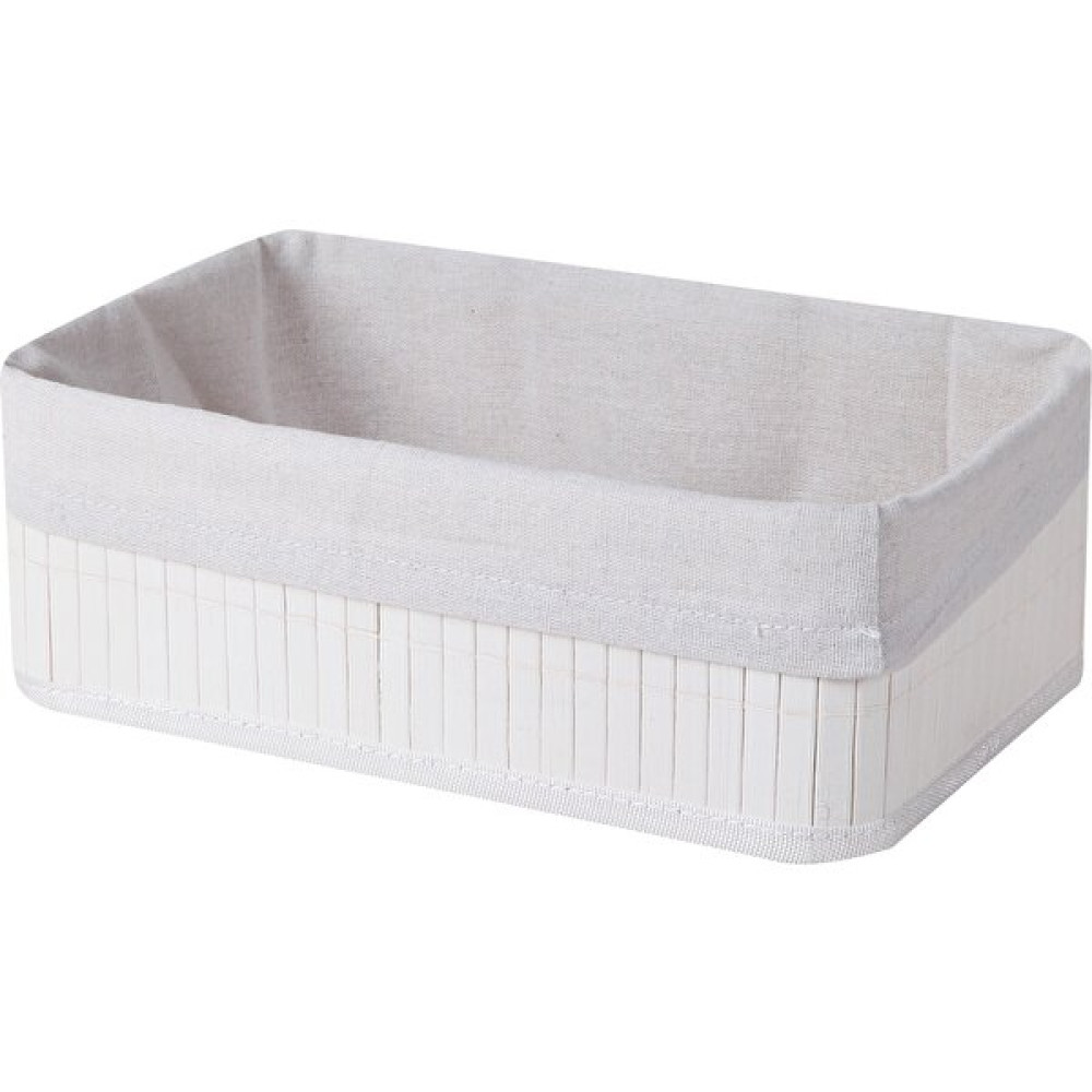 Home Naturel Büyük Boy %100 Bambu Düzenleyici Sepet - Beyaz Sepet Fiyatı