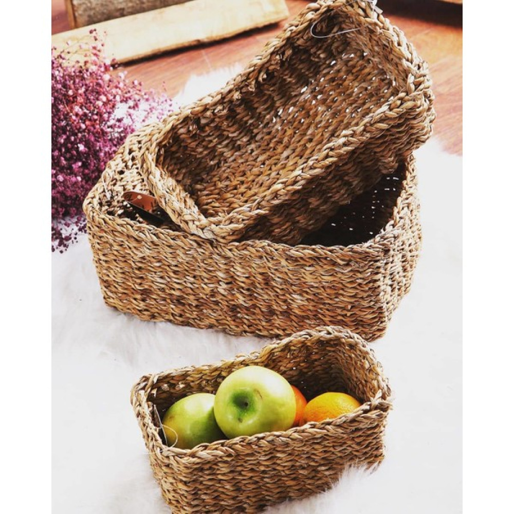 Home Naturel Dikdörtgen Düzenleyici Sepet HN9005 Home Naturel - Açık Kahverengi Sepet Fiyatı