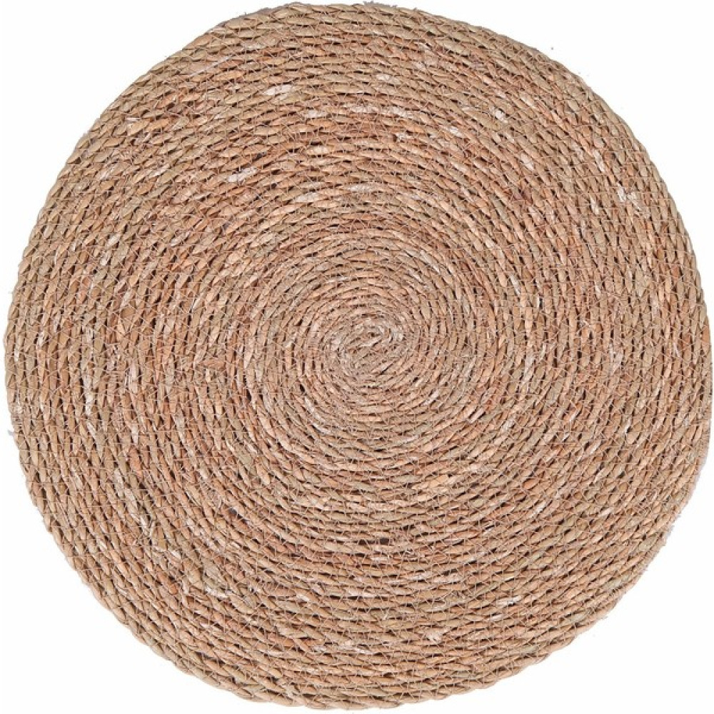 Home Naturel Hasır Amerikan Servis 35 cm Çapında Ince Hasır, HN13018 (4 Lü Set) - Açık Kahverengi - 35 x 35 cm Amerikan Servis Fiyatı