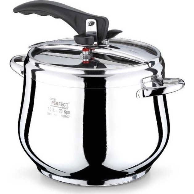 Home Perfect 15 Lt Güveç Stil 3 Güvenlikli Düdüklü Tencere - 15 L - Gümüş Tencere / Tava Setleri Fiyatı