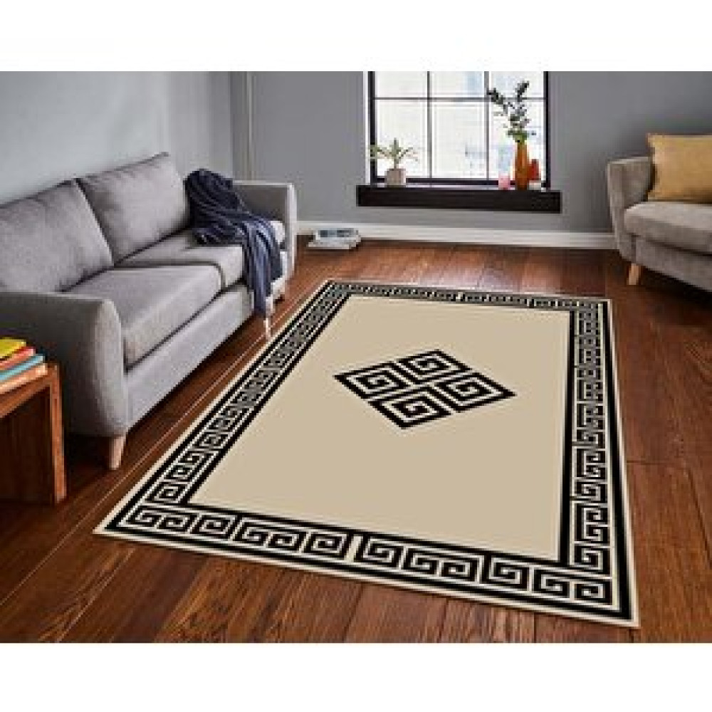 Home Tienda Dijital Baskılı Kaymaz Deri Tabanlı Yıkanabilir Dekoratif Halı 22232 Home Tienda 100x200 cm Salon & Oturma Odası Tekstili Fiyatı
