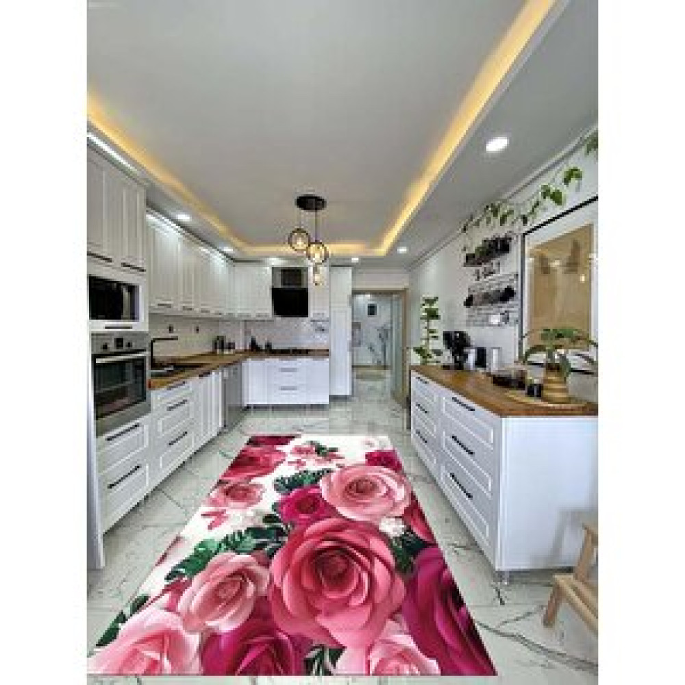 Home Tienda Dijital Baskılı Kaymaz Deri Tabanlı Yıkanabilir Mutfak Halısı Kcn604 Home Tienda 60x90 cm Mutfak Tekstili Fiyatı
