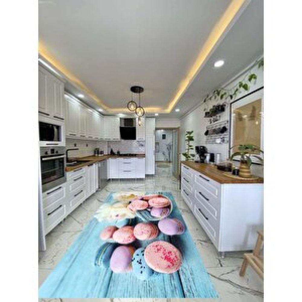 Home Tienda Dijital Baskılı Kaymaz Deri Tabanlı Yıkanabilir Mutfak Halısı Kcn605 Home Tienda 100x200 cm Mutfak Tekstili Fiyatı