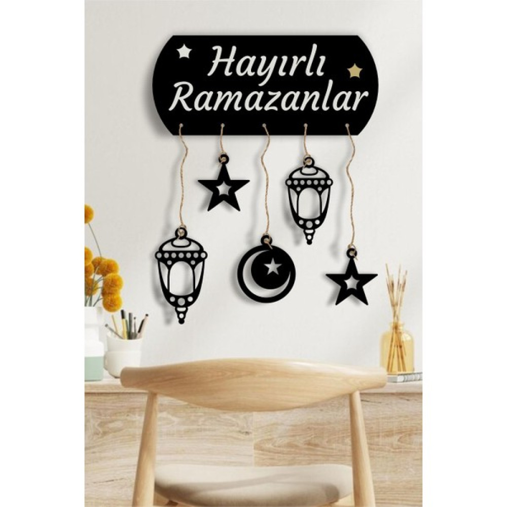 Home Trend Hayırlı Ramazanlar, Hoş Geldin Ramazan Duvar Dekoru, Duvar Süslemesi - Renkli Ev & Dekorasyon Aksesuarları Fiyatı