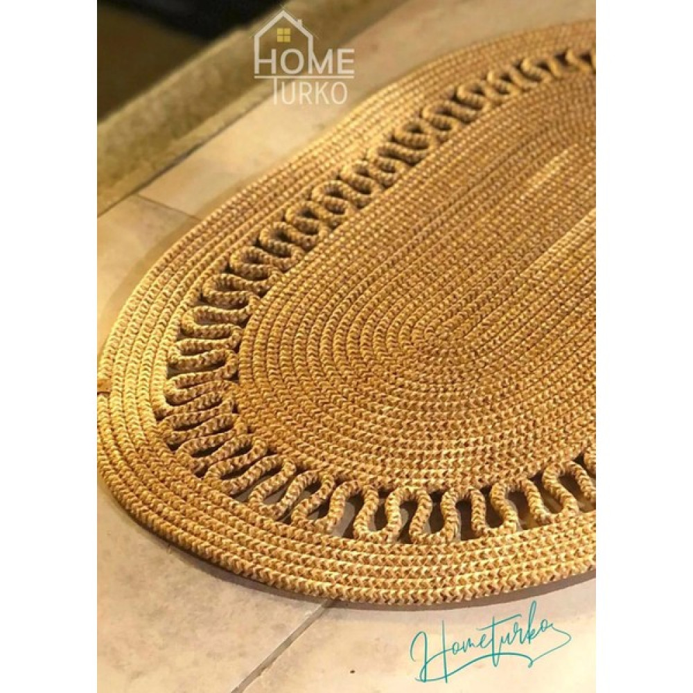 Home Turko Jüt, Desenli Kapı Önü, Paspas, Banyo Paspası, Balkon Paspası / Hediyelik, Ev Eşyası. - 100 x 150 cm - Renkli Paspas Fiyatı