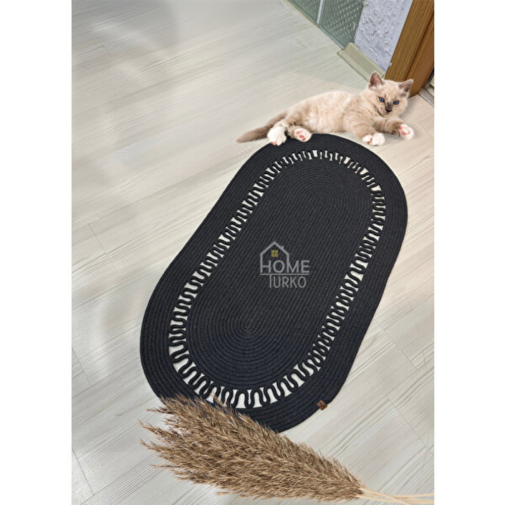Home Turko Jüt, Desenli Kapı Önü, Paspas, Banyo Paspası, Balkon Paspası / Hediyelik, Ev Eşyası. - 40 x 60 cm - Renkli Paspas Fiyatı