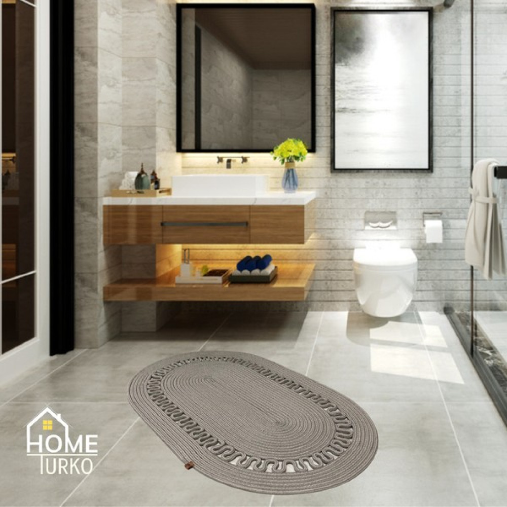 Home Turko Jüt, Desenli Kapı Önü, Paspas, Banyo Paspası, Balkon Paspası / Hediyelik, Ev Eşyası. - 50 x 70 cm - Renkli Paspas Fiyatı
