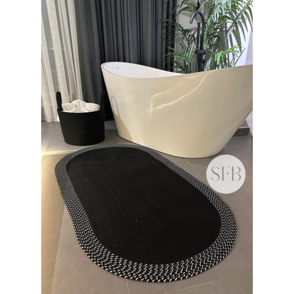 Home Turko Jüt, Sepetli Banyo, Mutfak, Balkon Paspas Takımı, Mutfak Halısı, Banyo Paspası, Yıkanabilir Paspas - Renkli - 60 x 90 cm Kilim Fiyatı
