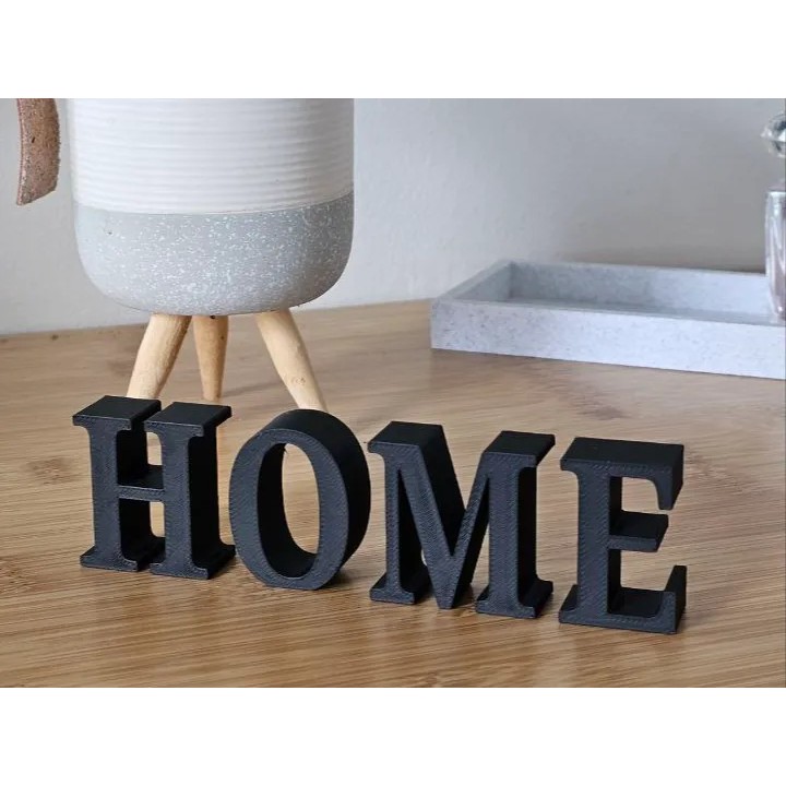 Home Yazılı Dekoratif Biblo ve Masaüstü Ev Ofis Süs Eşyası - Siyah Biblo Fiyatı