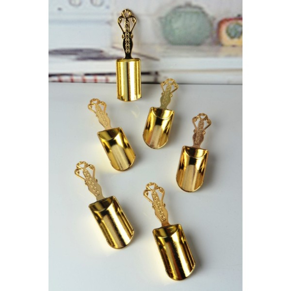 Homecare Vintage El Yapımı Gold 6 Lı Baharat Ölçü Kaşığı Seti 715869 Çatal / Kaşık / Bıçak Takımları Fiyatı