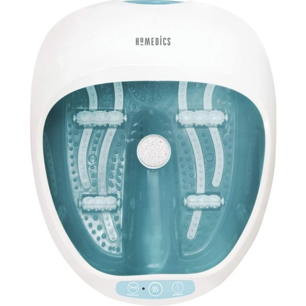 Homedics Deluxe Ayak Spa Jakuzi Ayak Masajı, Isıyı Korur, Kan Dolaşımını Etkinleştirir, 4 Balonlu Şerit, 2 Pedikür Ponza Taşı, 46 Numaraya Kadar Masaj Cihazları Fiyatı