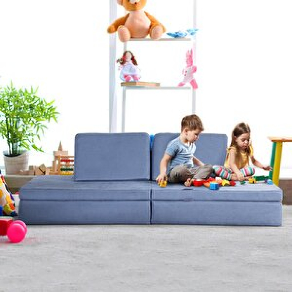 Homedius Puf Qubik Oyun Minderi 6 Parçalı Pudra-170x85 Pudra Puf Fiyatı