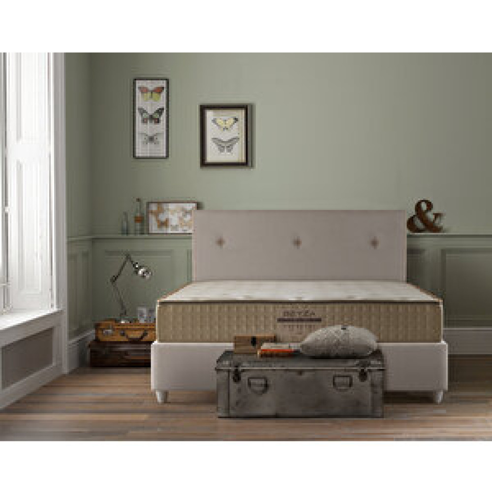 Homedora Beyza Yaylı Ortopedik Organik Cotton Kumaşlı Yatak 100x200 100x200 cm Yatak Fiyatı