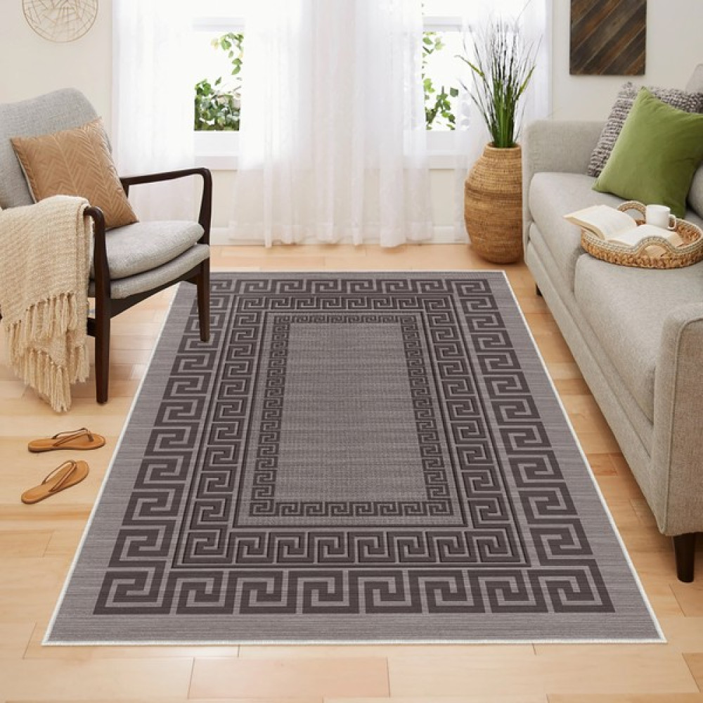 Homefesto Halı Kilim Dekoratif Özel Tasarım Yıkanabilir,İnce, Kaymaz Tabanlı, Modern Halı - Renkli - 40 x 60 cm Salon Halısı Fiyatı