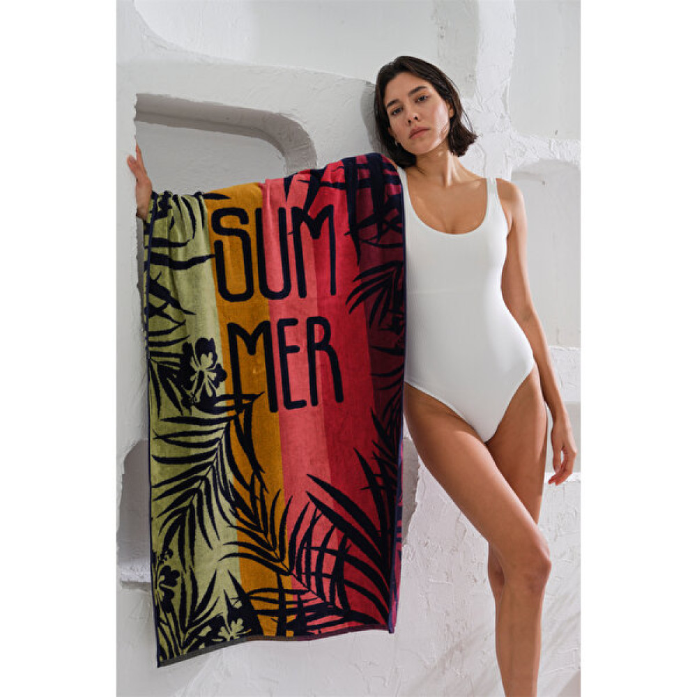Homelover %100 Pamuk Plaj Deniz Havlusu Beach 75X150 - 75 x 150 cm - Siyah Plaj Havlusu Fiyatı