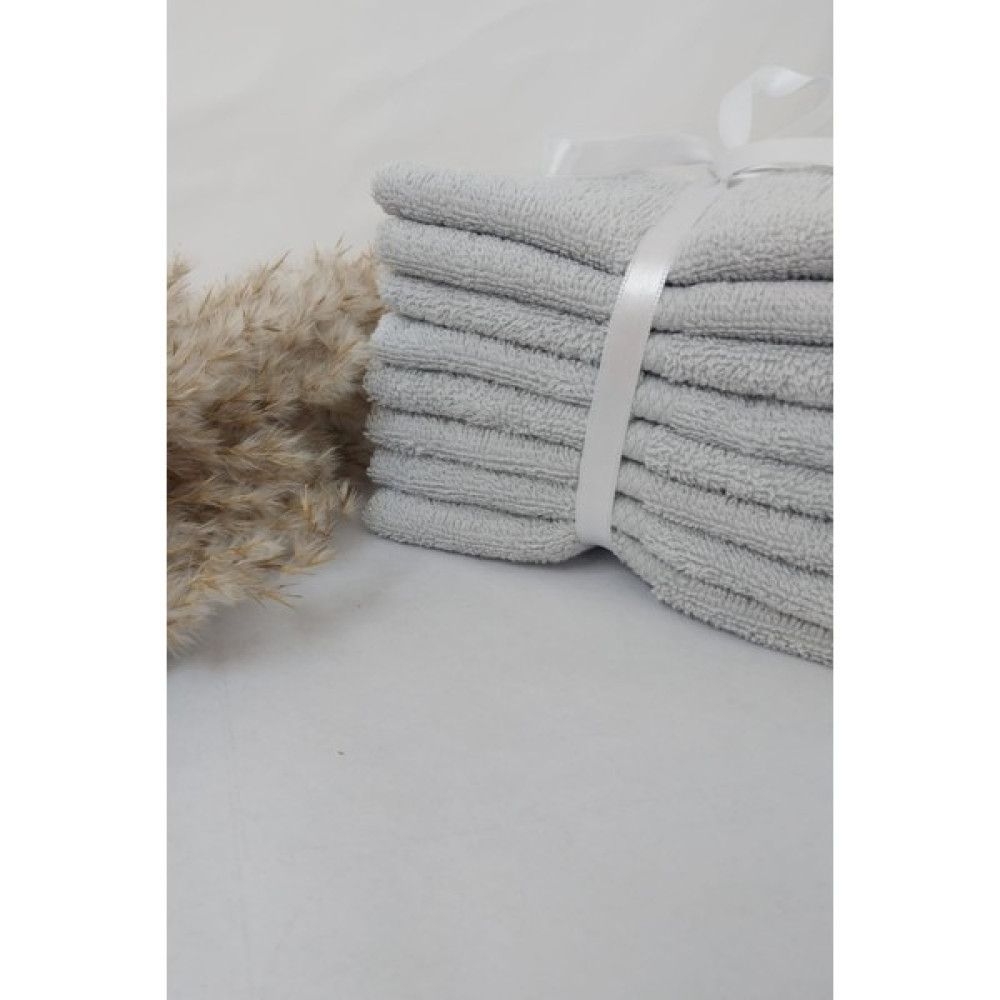 Homelover Pamuk 8'li Mutfak Havlusu Seti - 8'li Mutfak Havlusu - 30 x 30 cm - Aytaşı Grisi El / Yüz Havlusu Fiyatı